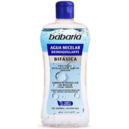 Babaria Bifasica Agua Micelar Desmaquillante 400ml