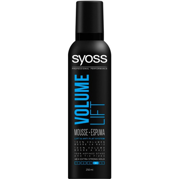 Syoss Volume Lift Mousse Anti-flat System 250 Ml Femme