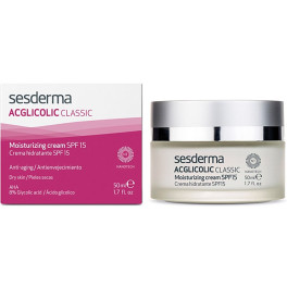 Sesderma Acglicolic Classic Creme Hidratante Spf15 50 ml Mulher