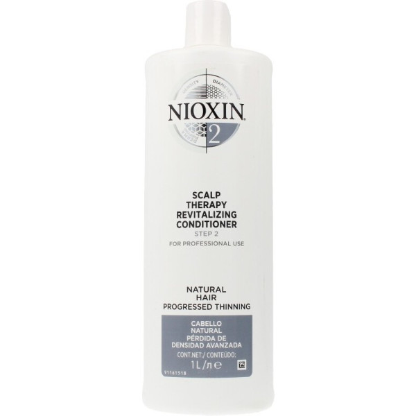 Nioxin System 2 Après-shampooing Cuir Chevelu Revitalisant Cheveux Fins 1000 Ml Unisexe