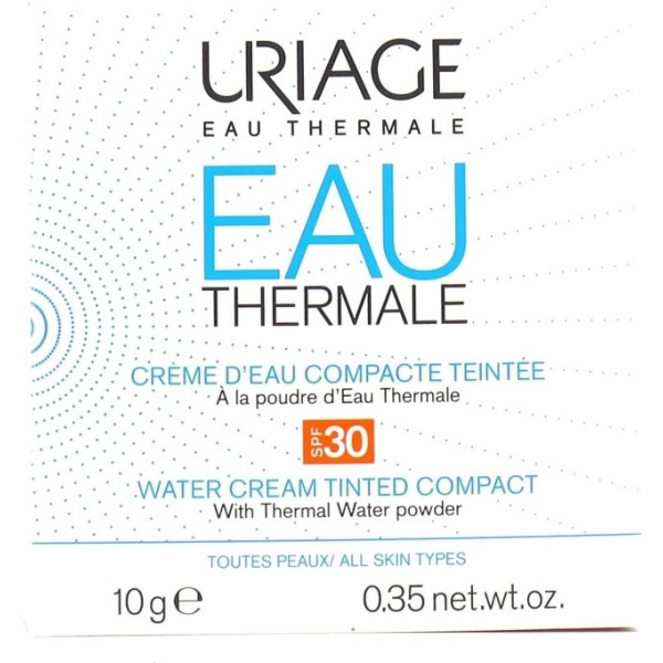 Uriage Eau Thermale Water Cream Getönter Kompakt Spf30 10 Gr Unisex