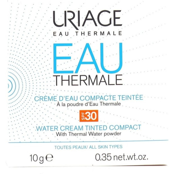 Uriage Eau Thermale Water Cream Tinted Compact SPF30 10 Gr Unissex