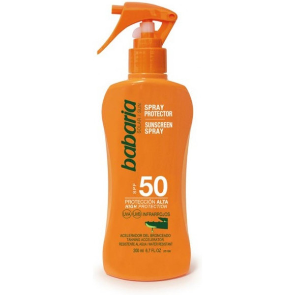 Babaria Aloe Vera Spray Spf50 200ml Spray