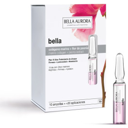 Bella Aurora Bella Colágeno Marino + Flor Peonía Ampollas 10x2 Ml Mujer