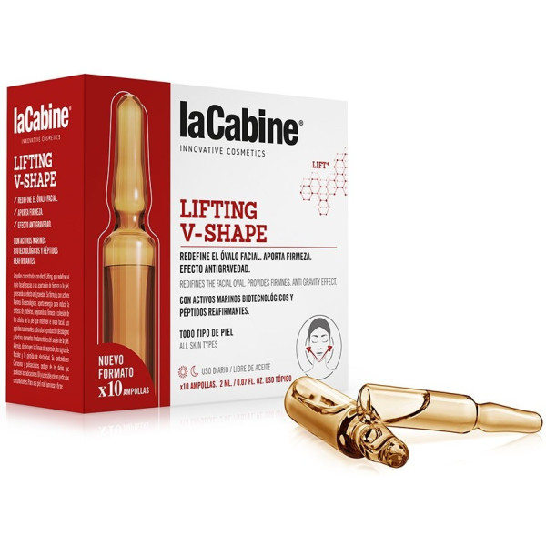 La Cabine Ampoules Lifting V-forme 10 X 2 Ml Femme
