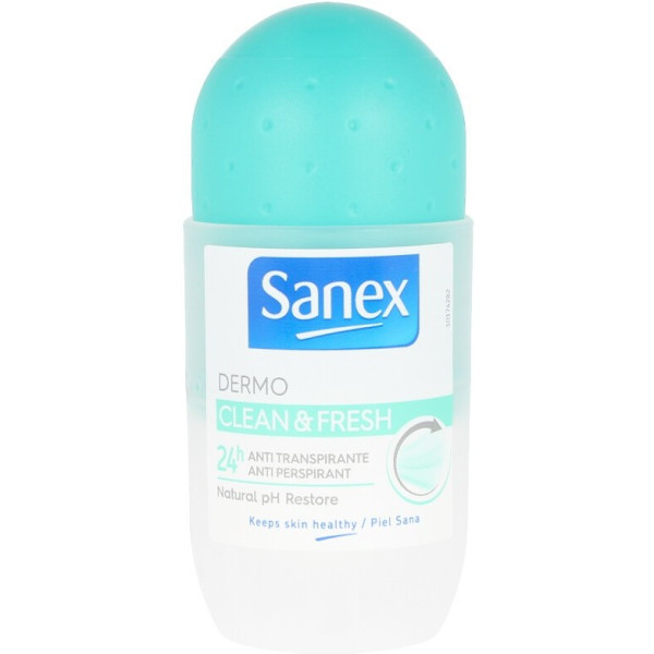 Sanex Dermo Clean & Fresh Deodorant Roll-on 50 Ml Unisex