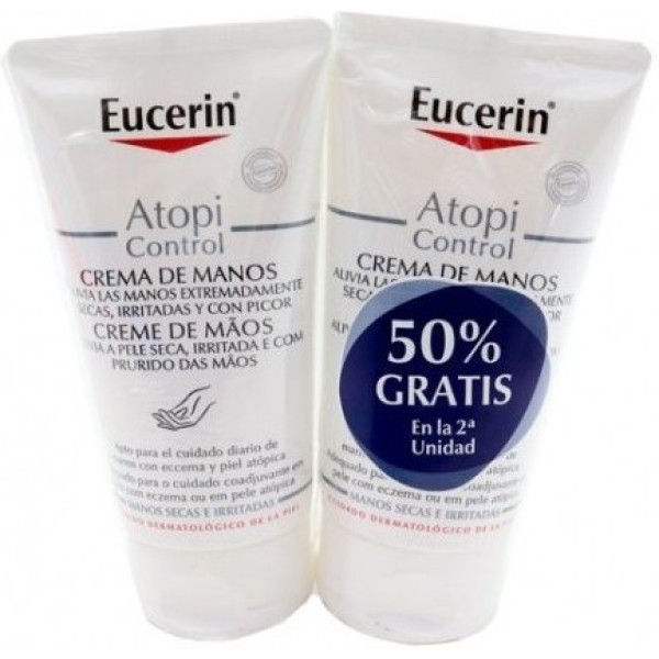 Eucerin Atopicontrol Mans Crème 2x75ml