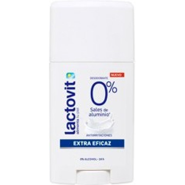 Lactovit Original Extra Effectief 0% Deodorant Stick 60 Ml Unisex
