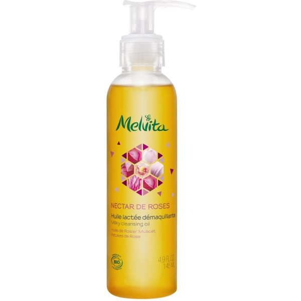 Melvita Rose Nectar Leite de Limpeza 145ml