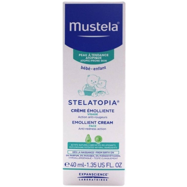 Mustela Stelatopia Emollient Cream Visage 40 ml Unisex