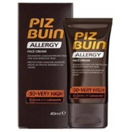 Piz Buin Bronceador Allergy Cara Spf50 40ml