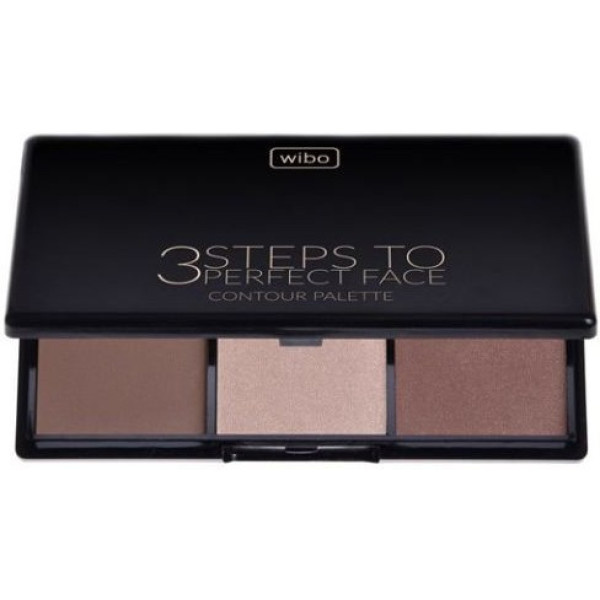 Wibo 3 Steps To Perfect Face Contour Palette Donker