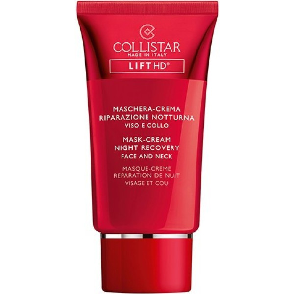 Collistar Lift Hd Masque-crème Nuit Récupération Visage Et Cou 50 ml