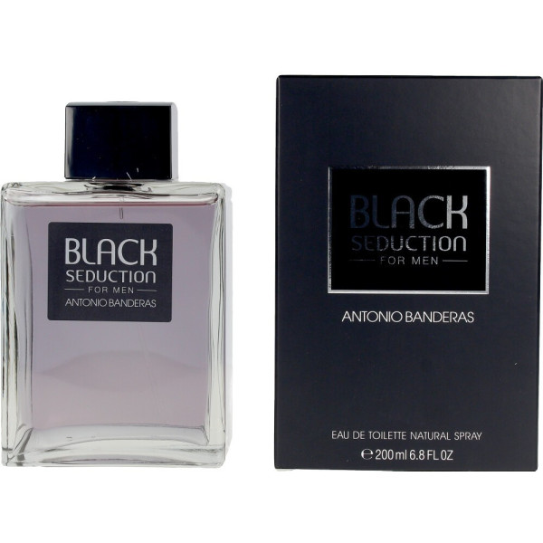 Antonio Banderas Black Seduction Man Eau de Toilette Spray 200 Ml Uomo
