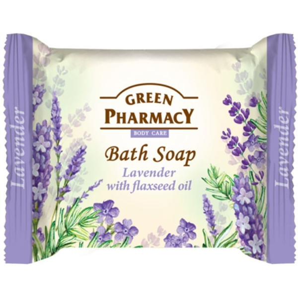 Green Pharmacy Bath Soap Lavender With Flaxeed Oil 100gr