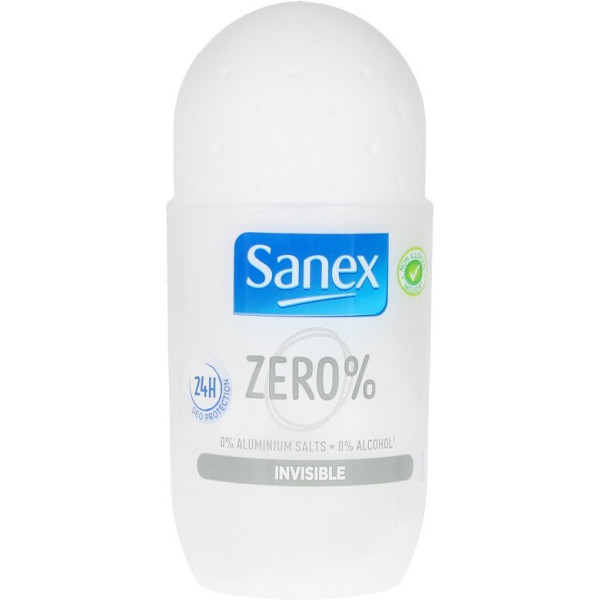 Sanex Zero% Invisible Deodorant Roll-on 50 Ml Unisex