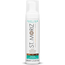 Mousse de bronzeamento rápido profissional St. Moriz 200 ml unissex