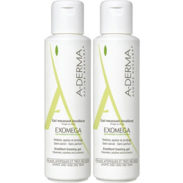 A-derma A Derma Exomega Gel Moussant 2x500ml