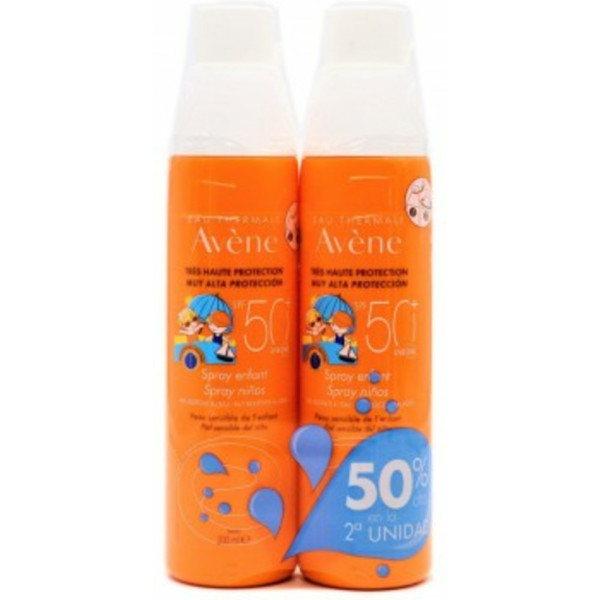 Avene Sol Spray Enfant Spf50 2x200ml