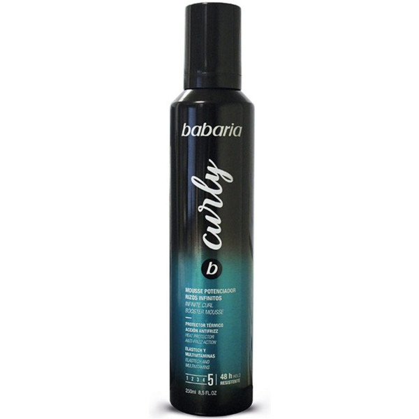 Babaria B Curly Espuma Potenciador Rizos Infinitos 250ml