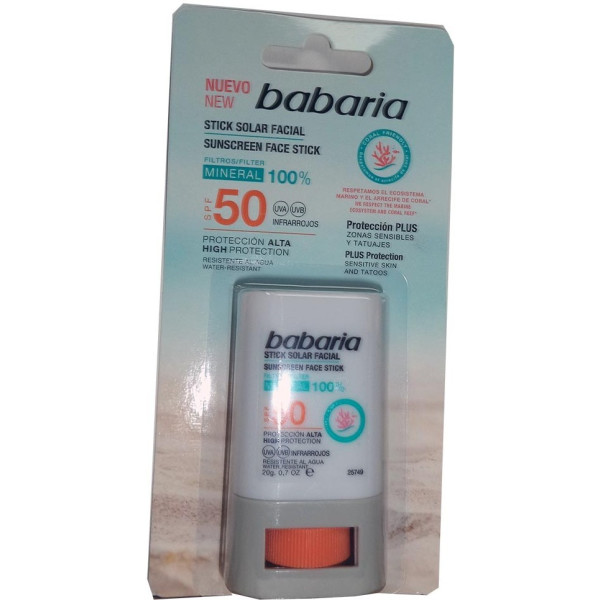 Babaria Stick Protection Solaire SPF50 20GR