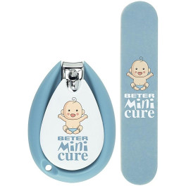 Beter Mini Cure Cuidado Uñas Bebés Azul Lote 2 Piezas Unisex