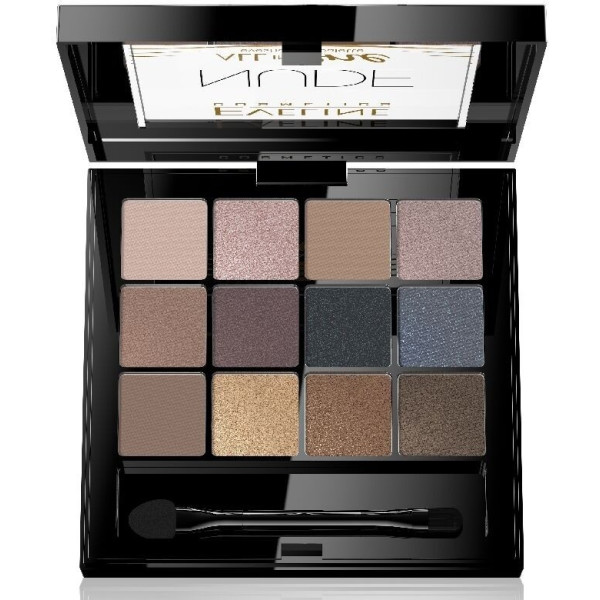 Eveline Eyeshadow Palette All In One 12 Colors Burn 12ml