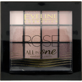 Eveline Eyeshadow Palette All In One 12 Colors Burn 12ml