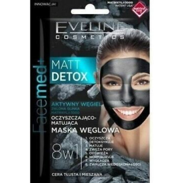 Eveline Mascarilla De Carbon Purificante Y Matificante 2ml