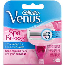 Gillette Venus Spa Breeze Charger 4 Ricariche Donna