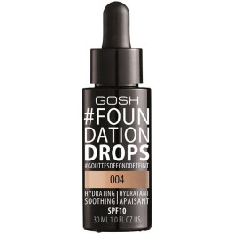 Gosh Foundation Moisturizing Drops SPF10 004 Naturale 30 ml per donna