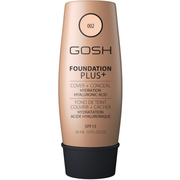 Gosh Foundation Plus+ Cover&conceal Spf15 002-ivory 30 Ml Mujer