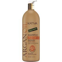 Kativa Argan Oil Shampoo 1000 Ml Mujer - Champú a base de aceite de Argán