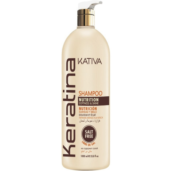 Kativa Keratin Shampoo 1000 ml Frau