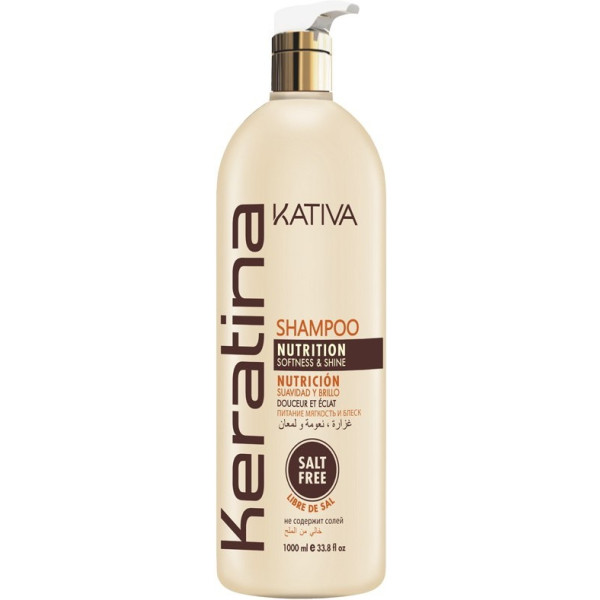 Kativa Kératine Shampooing 1000 Ml Femme