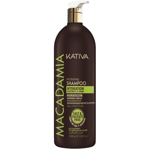 Kativa Macadamia Shampooing Hydratant 1000 Ml Femme