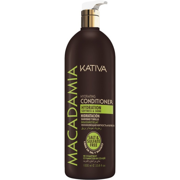 Kativa Macadamia Conditionneur Hydratant 1000 Ml Femme