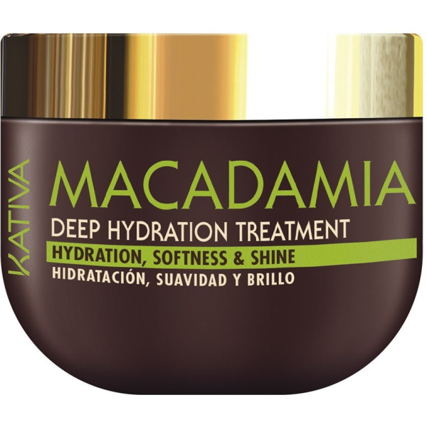 Kativa Macadamia Deep Hydration Treatment 500 Gr Woman - Feuchtigkeitsspendende Behandlung für das Haar
