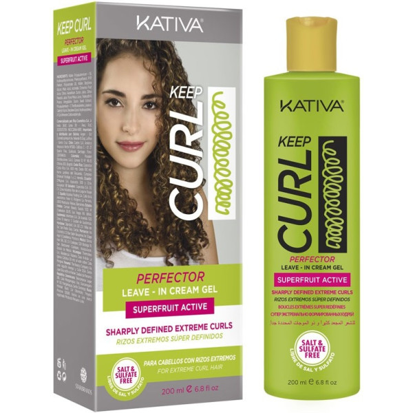 Kativa Keep Curl Perfector Crème Sans Rinçage 200 Ml Femme