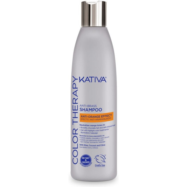 Kativa Anti-brass Anti-arancione Effetto Shampoo 250 Ml Donna