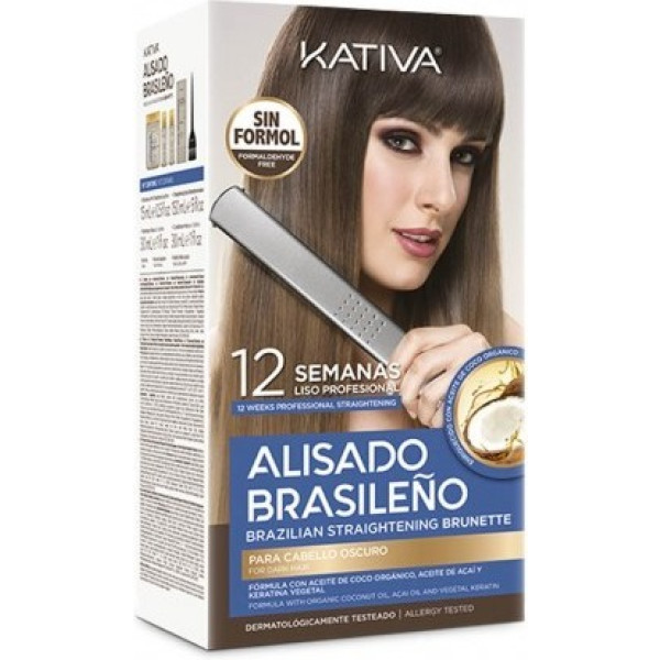 Kativa Brasilianische Glättung Dunkles Haar Lot 6 Stück Frau