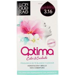 Llongueras Optima Hair Color 3.16-violino Donna