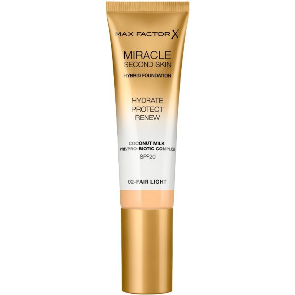 Max Factor Miracle Touch Second Skin Found.spf20 2-fair Light 30 Ml Donna