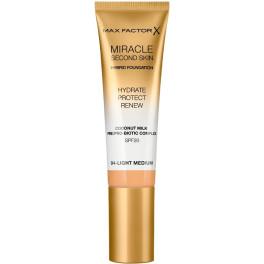 Max Factor Miracle Touch Second Skin Found.spf20 4-light Medium 30 Ml Mujer