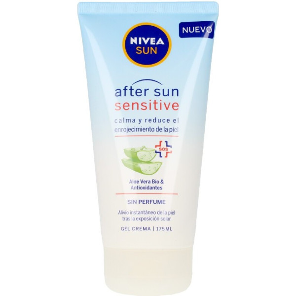 Nivea Sun After Sun Sensitive Gel Crema Sin Perfume 175 Ml Unisex