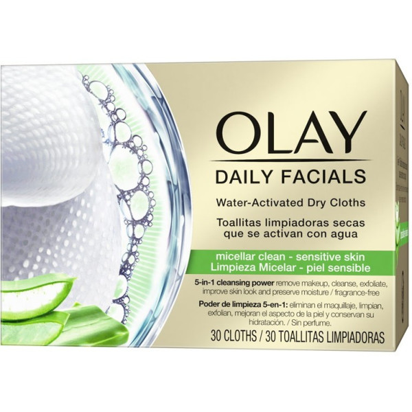 Olay Cleanse Daily Facials Micellar Toallitas Secas Ps 30 Uds Mujer