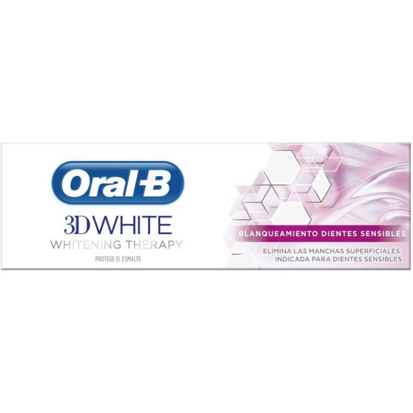 Oral-b 3d Blanc Dentifrice Dents Sensibles 75 Ml