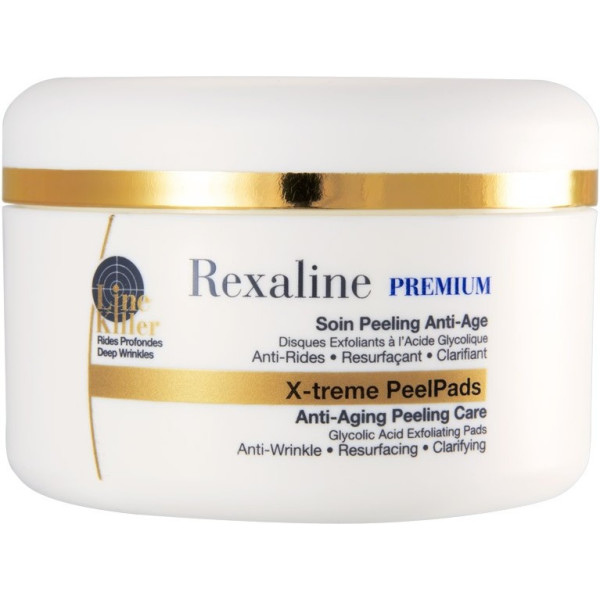 Rexaline Premium Line-killer X-treme Soin Peeling Anti-âge 30 Disques Femme