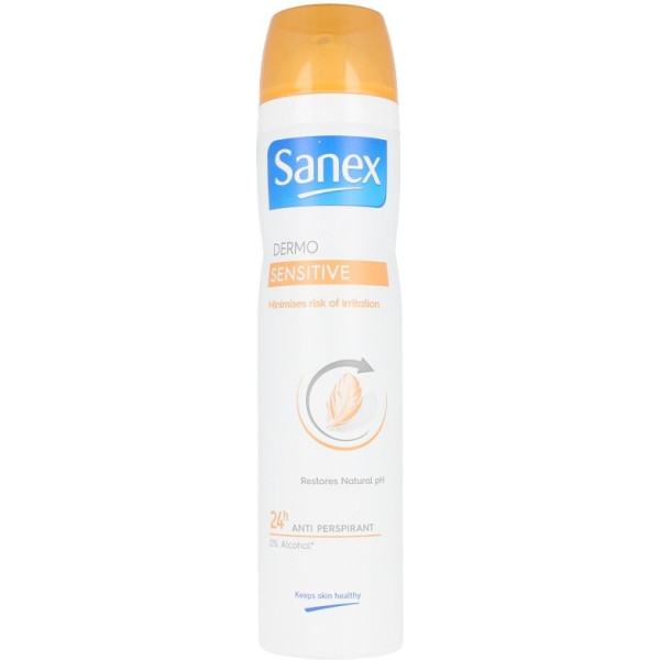 Sanex Dermo Sensitive Déodorant Spray 250 Ml Unisexe