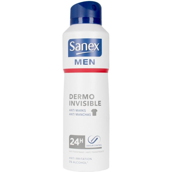 Sanex Men Dermo Déodorant Invisible Vaporisateur 200 Ml Homme